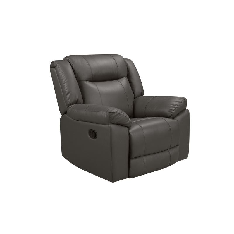 New Classic Furniture Taggart Leather Recliner L2642-12-GRY IMAGE 1