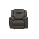 New Classic Furniture Taggart Leather Recliner L2642-12-GRY IMAGE 2