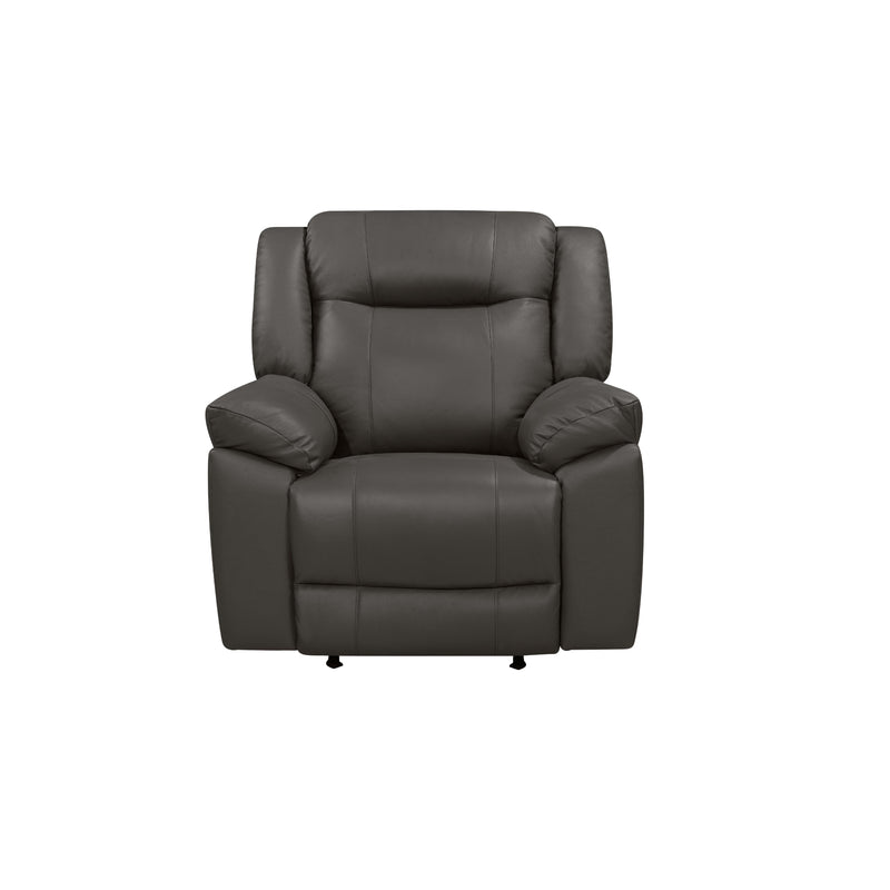 New Classic Furniture Taggart Leather Recliner L2642-12-GRY IMAGE 2