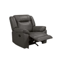 New Classic Furniture Taggart Leather Recliner L2642-12-GRY IMAGE 3