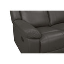 New Classic Furniture Taggart Reclining Leather Sofa L2642-30-GRY IMAGE 5