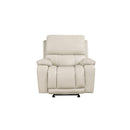New Classic Furniture Cicero Glider Leather Recliner L4231-13-CRM IMAGE 2