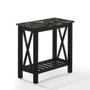 New Classic Furniture Eden Chairside Table T07-23-BLKMB IMAGE 1