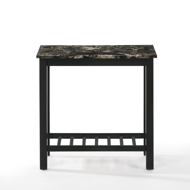 New Classic Furniture Eden Chairside Table T07-23-BLKMB IMAGE 2