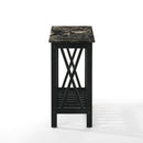New Classic Furniture Eden Chairside Table T07-23-BLKMB IMAGE 3