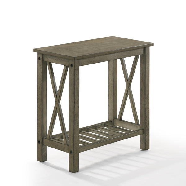 New Classic Furniture Eden Chairside Table T07-23-GRY IMAGE 1