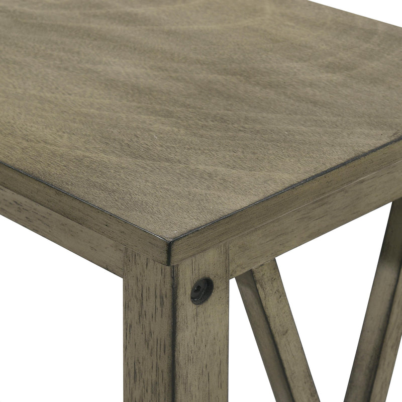 New Classic Furniture Eden Chairside Table T07-23-GRY IMAGE 4