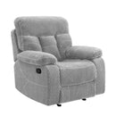 New Classic Furniture Bravo Glider Fabric Recliner U1165-13-STN IMAGE 1