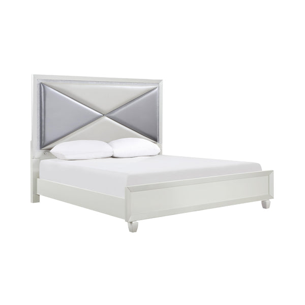 New Classic Furniture Harlequin Queen Upholstered Panel Bed B2021-310/B2021-320/B2021-330 IMAGE 1