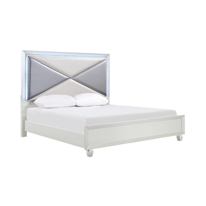 New Classic Furniture Harlequin Queen Upholstered Panel Bed B2021-310/B2021-320/B2021-330 IMAGE 2