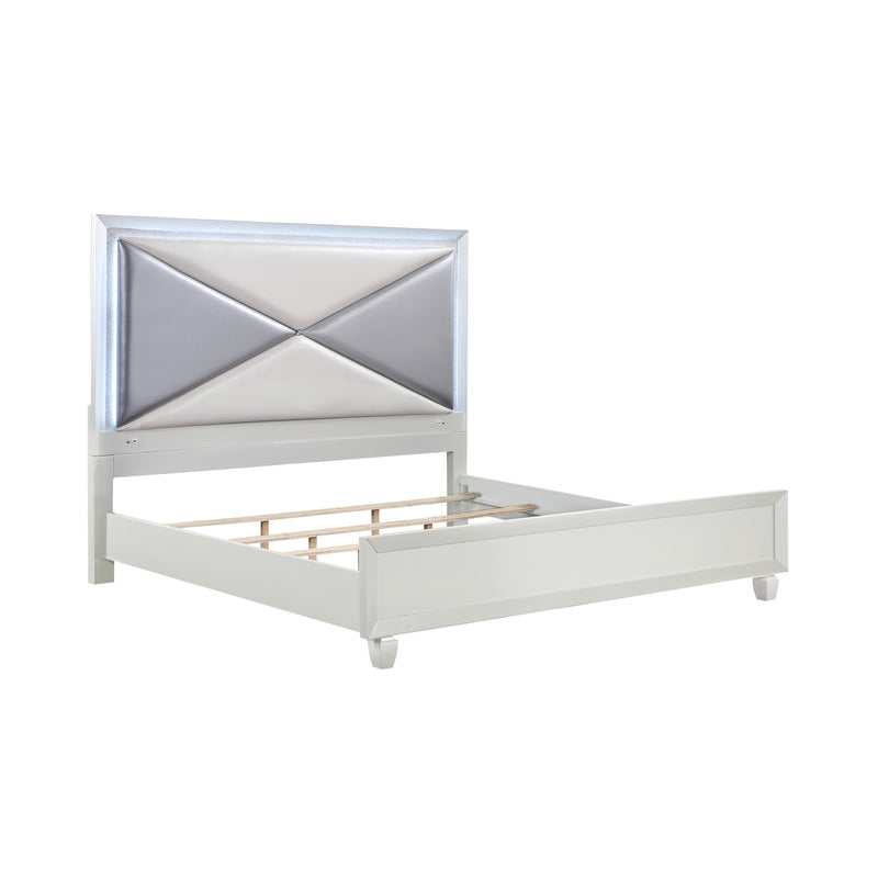 New Classic Furniture Harlequin Queen Upholstered Panel Bed B2021-310/B2021-320/B2021-330 IMAGE 5