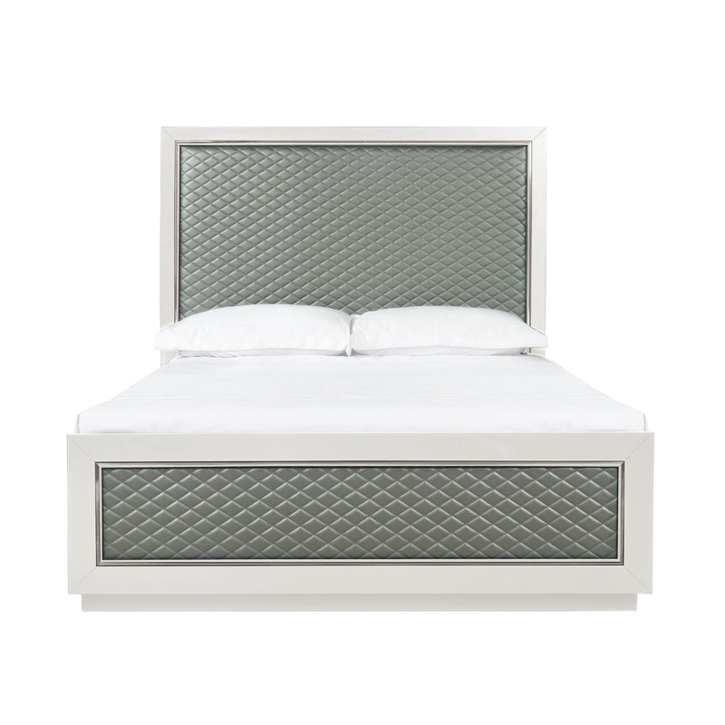 New Classic Furniture Luxor Queen Upholstered Panel Bed B2025W-310/B2025W-320/B2025W-330 IMAGE 2