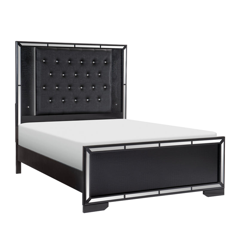 Homelegance Aveline California King Upholstered Panel Bed 1428BKK-1CK* IMAGE 2