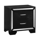 Homelegance Aveline 2-Drawer Nightstand 1428BK-4 IMAGE 2