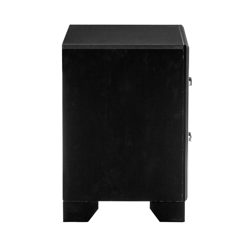 Homelegance Aveline 2-Drawer Nightstand 1428BK-4 IMAGE 3