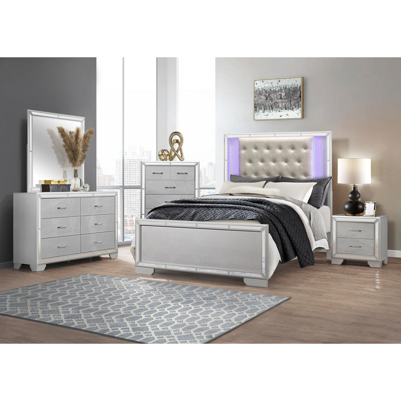 Homelegance Aveline King Upholstered Panel Bed 1428SVK-1EK* IMAGE 3