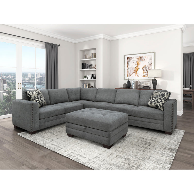 Homelegance Sidney Fabric Storage Ottoman 9212GRY-4 IMAGE 5