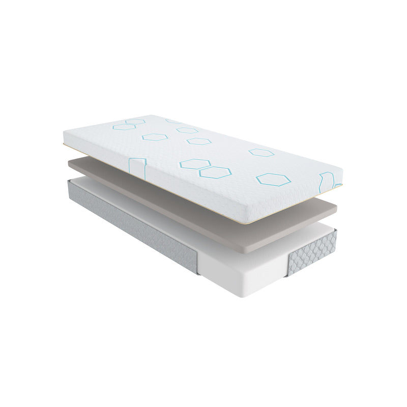 Homelegance Lyra MT-USG08T 8" Twin Copper-Infused Memory Foam Mattress - Grey IMAGE 3