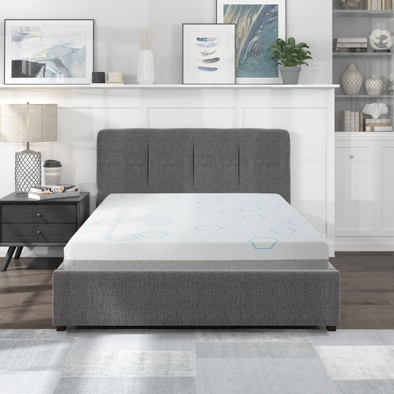 Homelegance Lyra MT-USG10ET 10" Twin XL Copper-Infused Memory Foam Mattress - Grey IMAGE 10