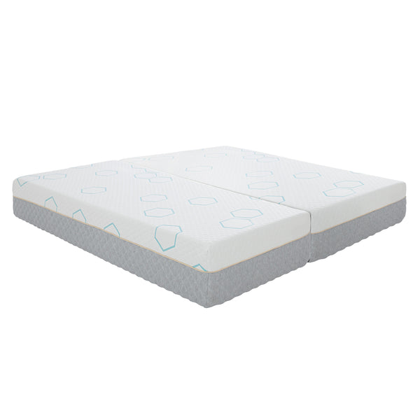 Homelegance Lyra MT-USG10ET*2 10" Split Eastern King Copper-Infused Memory Foam Mattress (2 pc) IMAGE 1