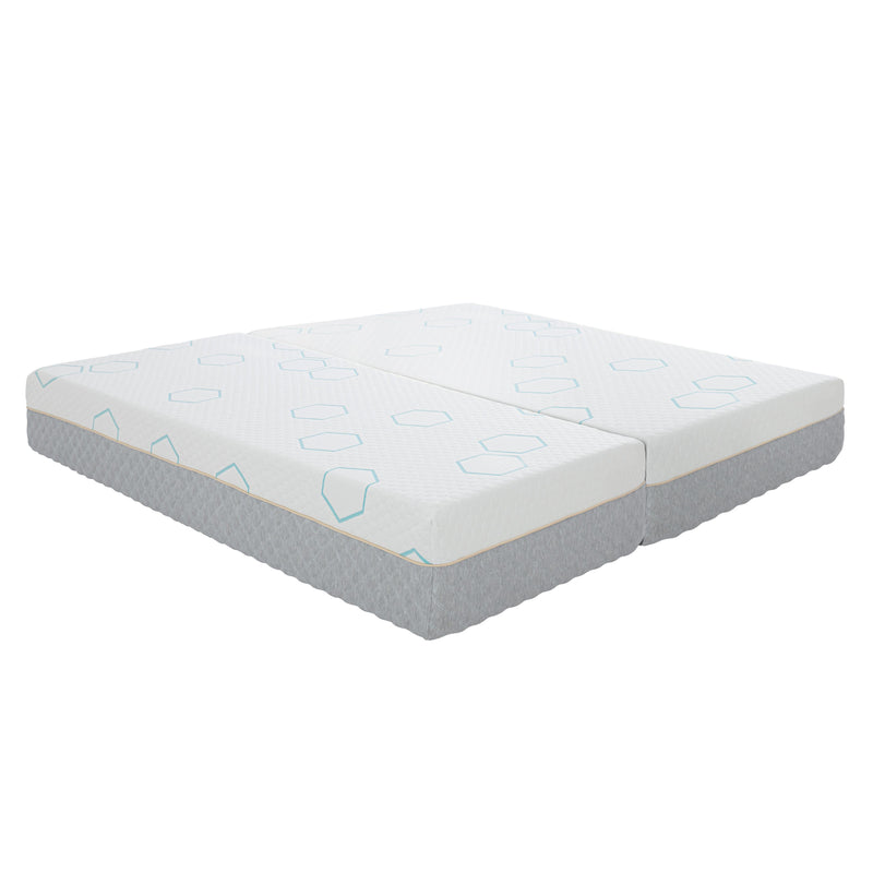 Homelegance Lyra MT-USG10ET*2 10" Split Eastern King Copper-Infused Memory Foam Mattress (2 pc) IMAGE 1