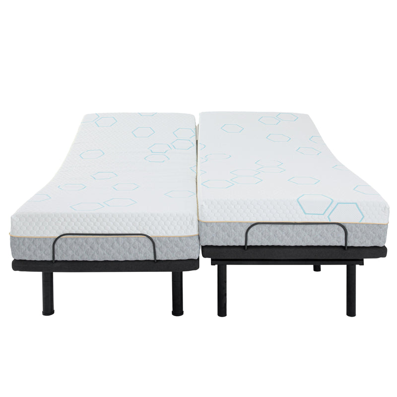 Homelegance Lyra MT-USG10ET*2 10" Split Eastern King Copper-Infused Memory Foam Mattress (2 pc) IMAGE 6