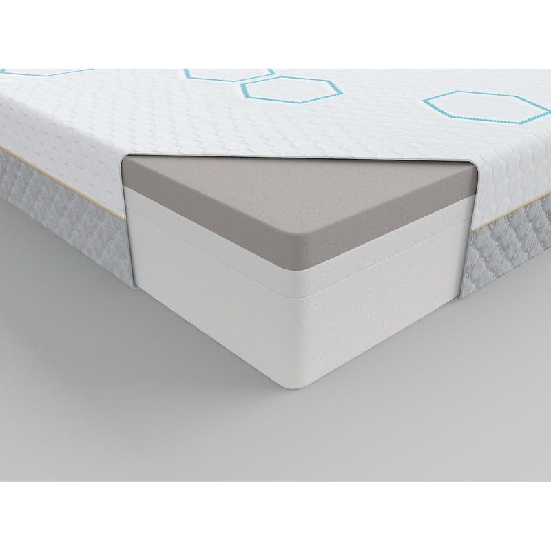 Homelegance Lyra MT-USG10Q 10" Queen Copper-Infused Memory Foam Mattress - Grey IMAGE 4