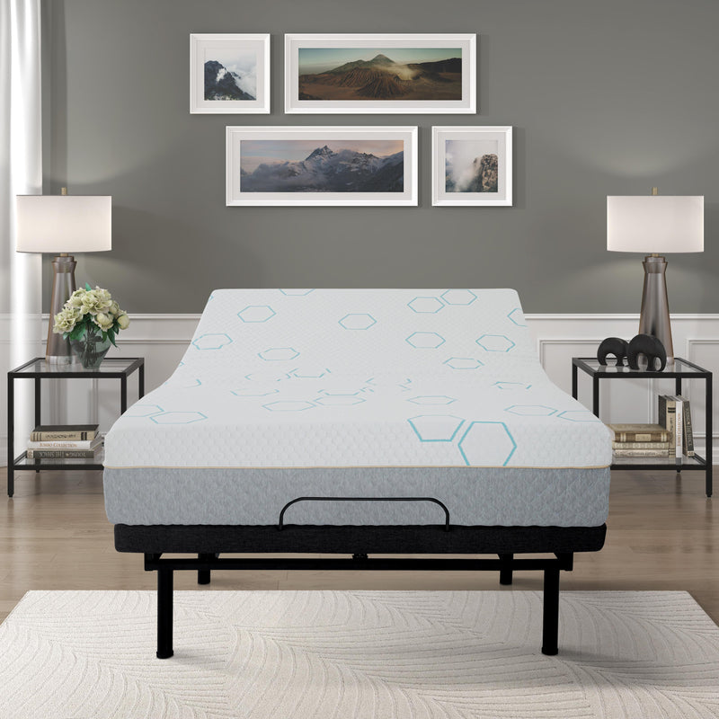 Homelegance Lyra MT-USG10Q 10" Queen Copper-Infused Memory Foam Mattress - Grey IMAGE 9