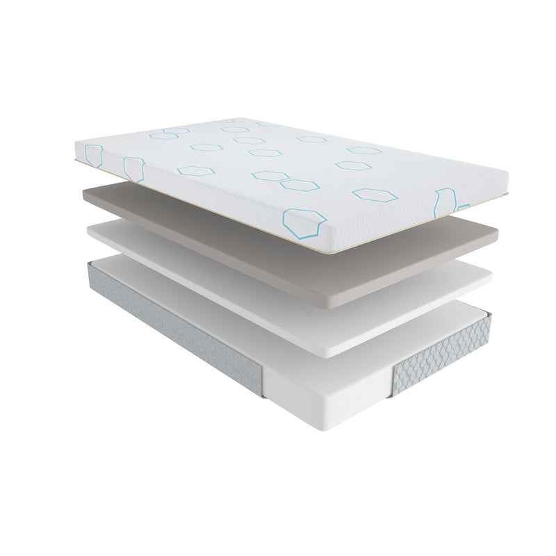 Homelegance Lyra MT-USG12CK 12" California King Copper-Infused Memory Foam Mattress - Grey IMAGE 3