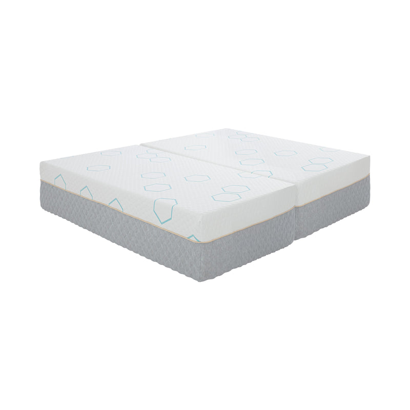 Homelegance Lyra MT-USG12ET*2 12" Split Eastern King Copper-Infused Memory Foam Mattress (2 pc) IMAGE 1