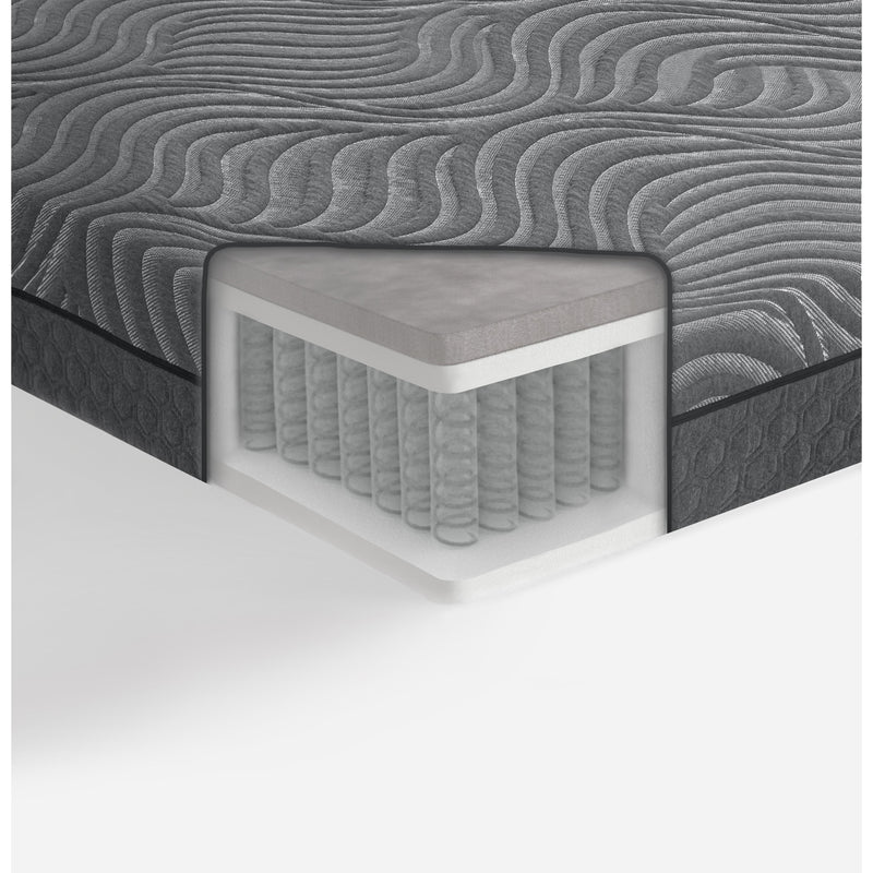 Homelegance Taurus MT-USH08T 8" Twin Copper-Infused Memory Foam Hybrid Mattress - Grey IMAGE 4