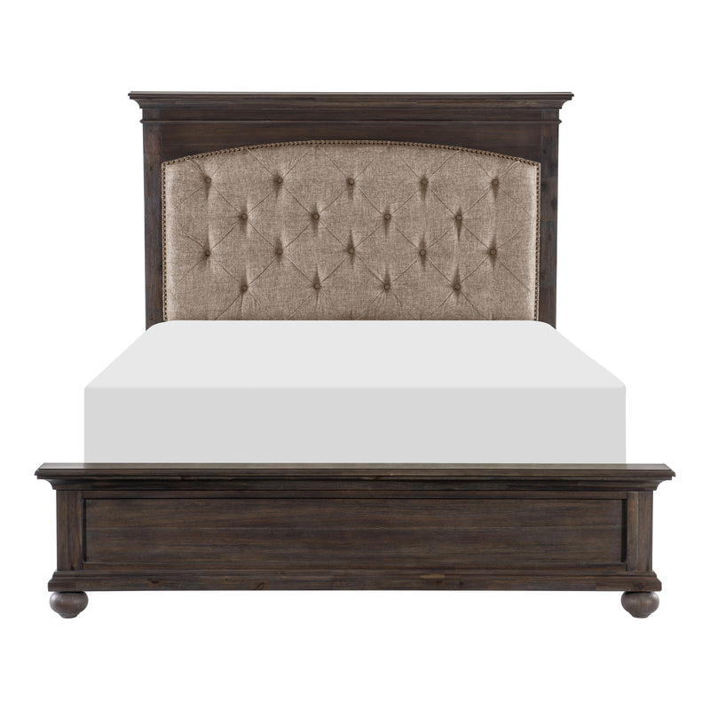 Homelegance Motsinger Queen Upholstered Panel Bed 1400-1* IMAGE 1