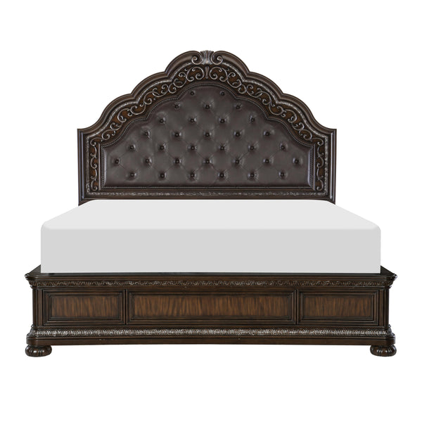 Homelegance Beddington California King Upholstered Panel Bed 1407K-1CK* IMAGE 1