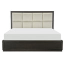 Homelegance Hodgin Queen Upholstered Platform Bed 1575-1* IMAGE 1