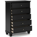 Signature Design by Ashley Lanolee B687-46 Five Drawer Chest IMAGE 2