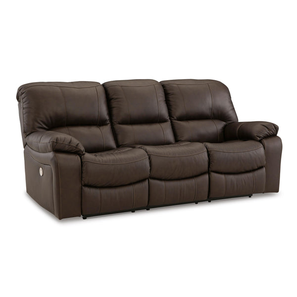 Signature Design by Ashley Leesworth U4380887 Reclining Power Sofa IMAGE 1