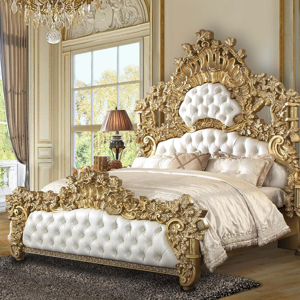 Acme Furniture Bernadette King Upholstered Panel Bed BD01474EK IMAGE 1