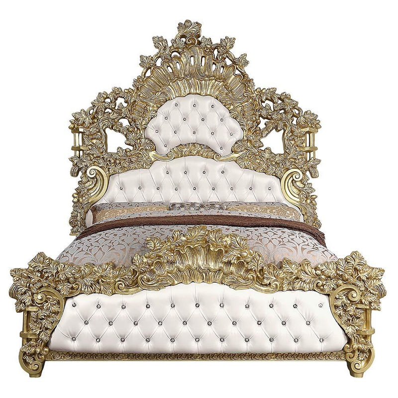 Acme Furniture Bernadette King Upholstered Panel Bed BD01474EK IMAGE 4
