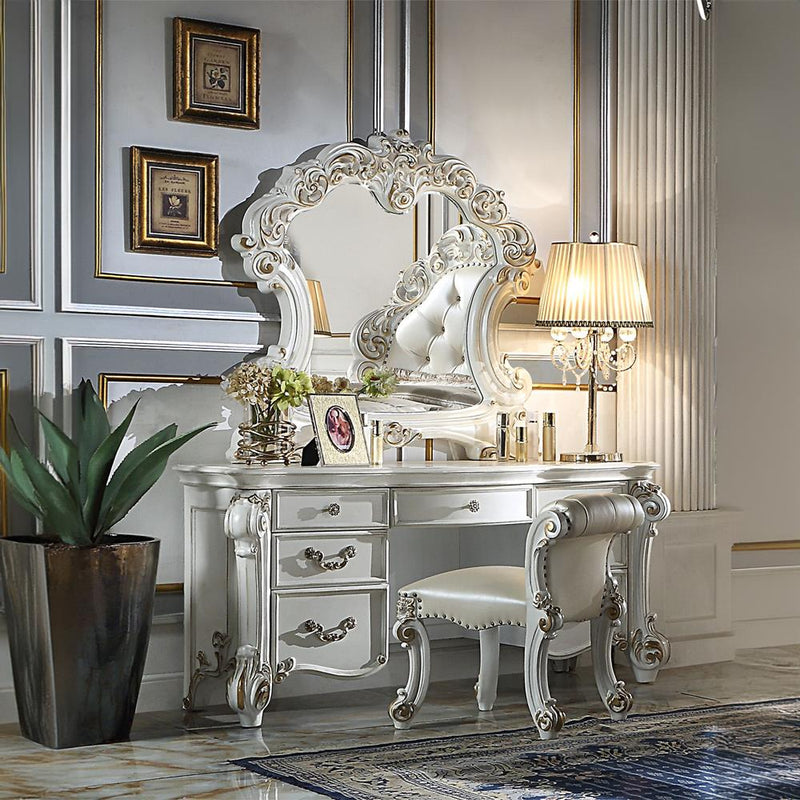 Acme Furniture Vendome BD01508 Vanity Stool IMAGE 4