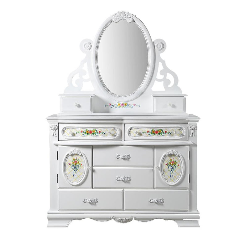 Acme Furniture Flora BD01640 Mirror with Jewlery IMAGE 6