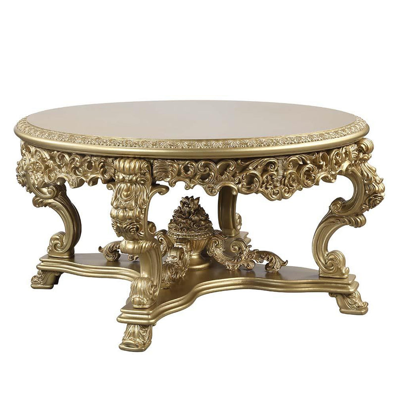 Acme Furniture Round Bernadette Dining Table DN01469 IMAGE 2