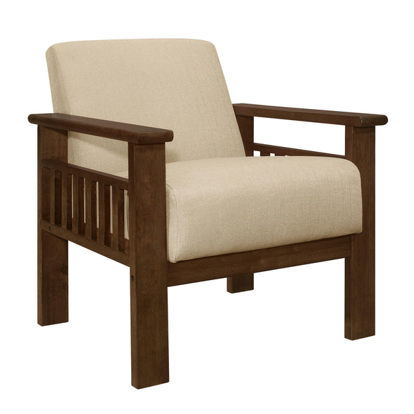 Homelegance Helena Stationary Fabric Accent Chair 1048BR-1 IMAGE 1