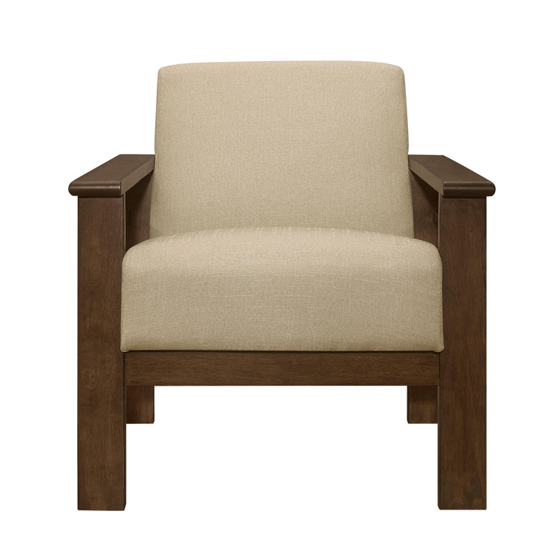 Homelegance Helena Stationary Fabric Accent Chair 1048BR-1 IMAGE 2
