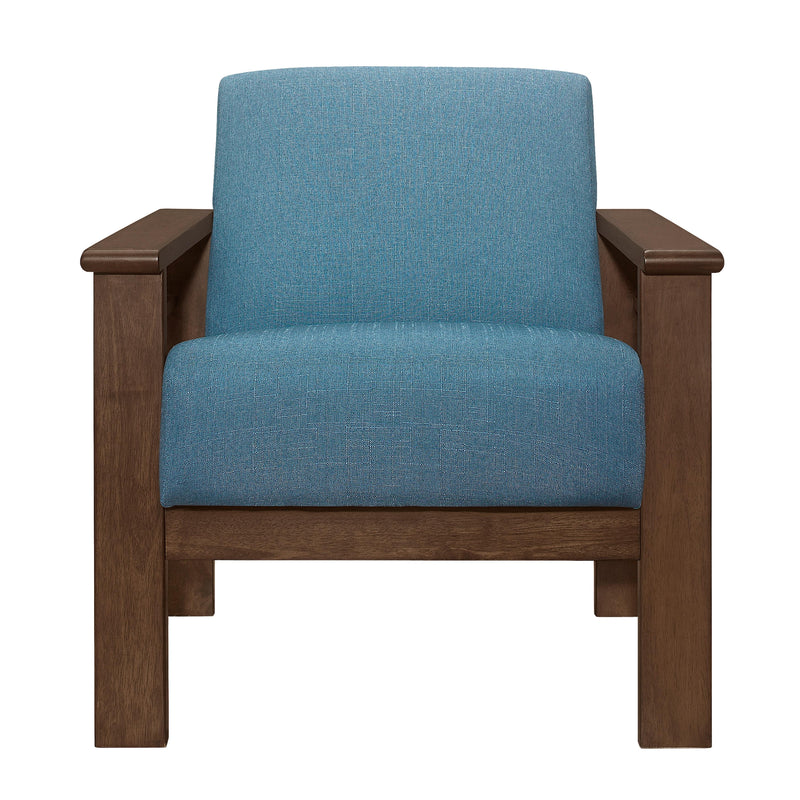 Homelegance Helena Stationary Fabric Accent Chair 1048BU-1 IMAGE 2