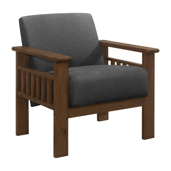 Homelegance Helena Stationary Fabric Accent Chair 1048DG-1 IMAGE 1
