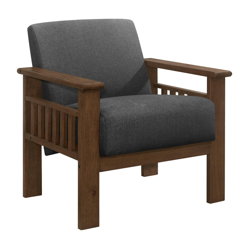 Homelegance Helena Stationary Fabric Accent Chair 1048DG-1 IMAGE 1