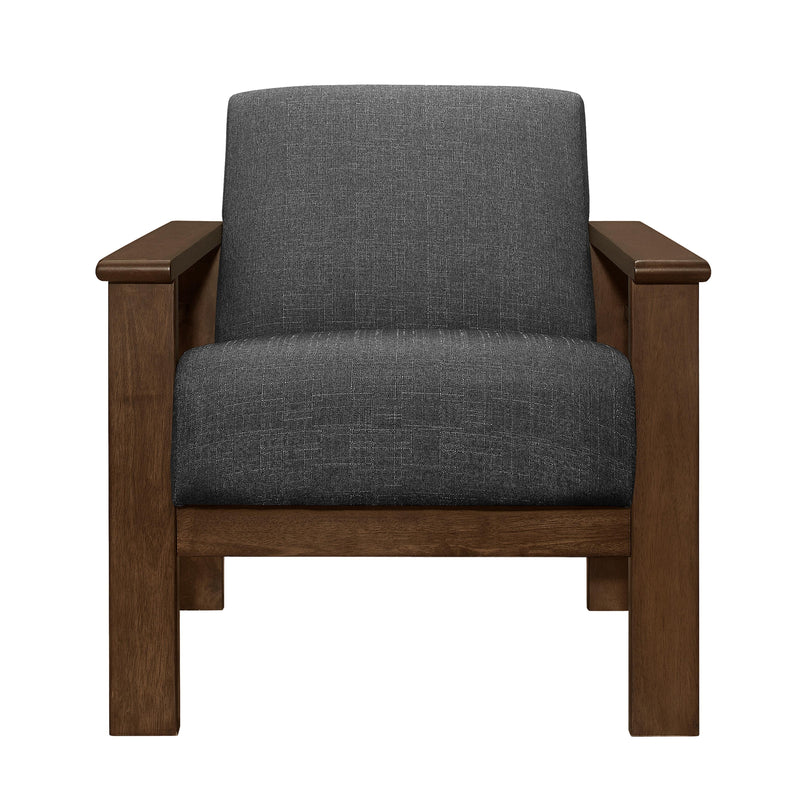 Homelegance Helena Stationary Fabric Accent Chair 1048DG-1 IMAGE 2