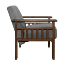 Homelegance Helena Stationary Fabric Accent Chair 1048GY-1 IMAGE 3