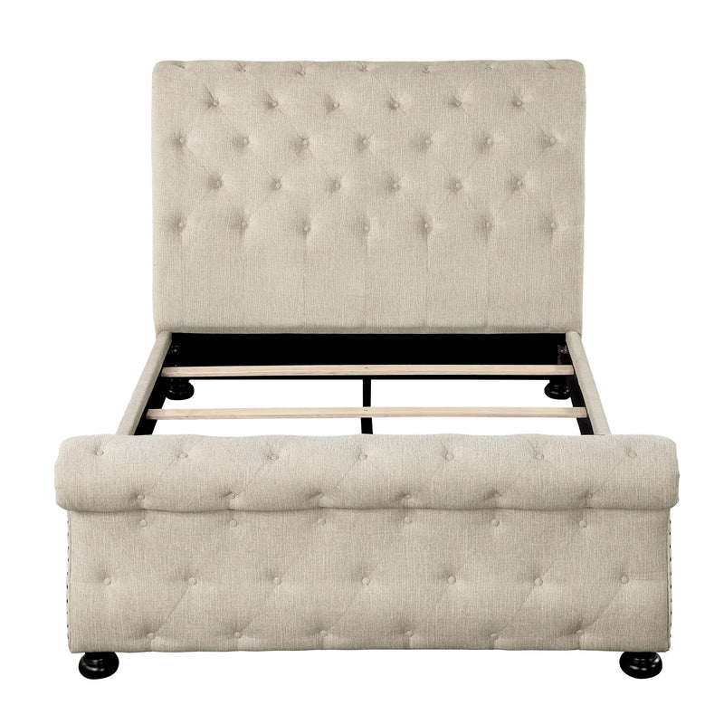 Homelegance Crofton Queen Upholstered Sleigh Bed 1549BE-1* IMAGE 2