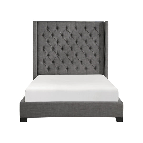 Homelegance Faustina Queen Upholstered Panel Bed 1550CC-1 IMAGE 1